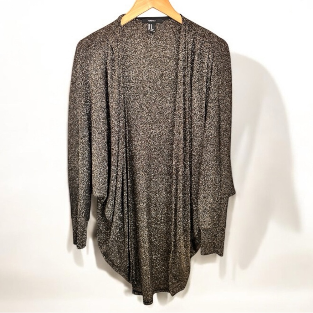 Sparkle Black and Gold Cocoon Sweater